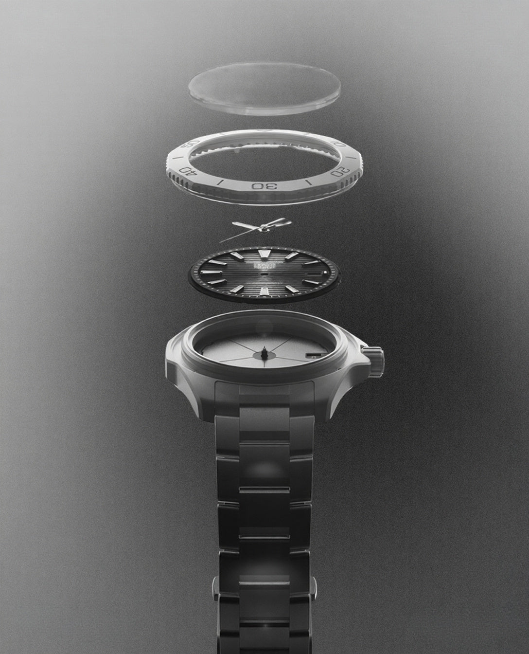TAG Heuer Aquaracer Professional 200 Solargraph — Black Dial