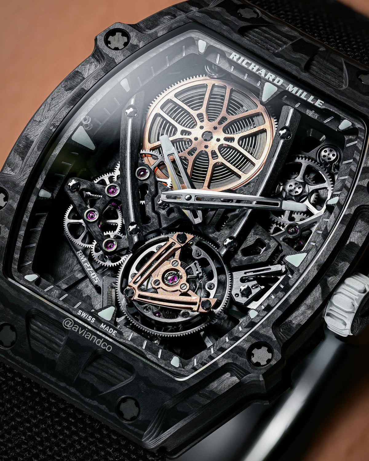 RM 27-05 Inspired Skeleton Watch – Carbon Black Edition