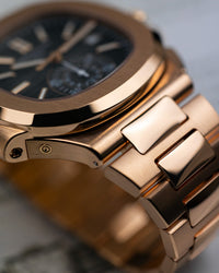 Nautilus 5980 Inspired Rose Gold Chronograph