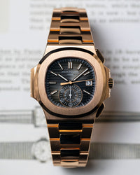 Nautilus 5980 Inspired Rose Gold Chronograph
