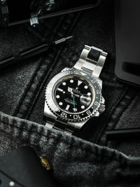 GMT-Master II Sprite Inspired Watch – Black & Green Edition