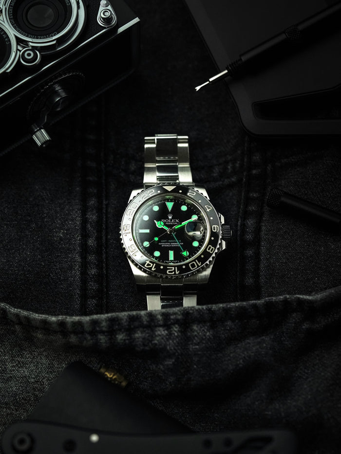 GMT-Master II Sprite Inspired Watch – Black & Green Edition