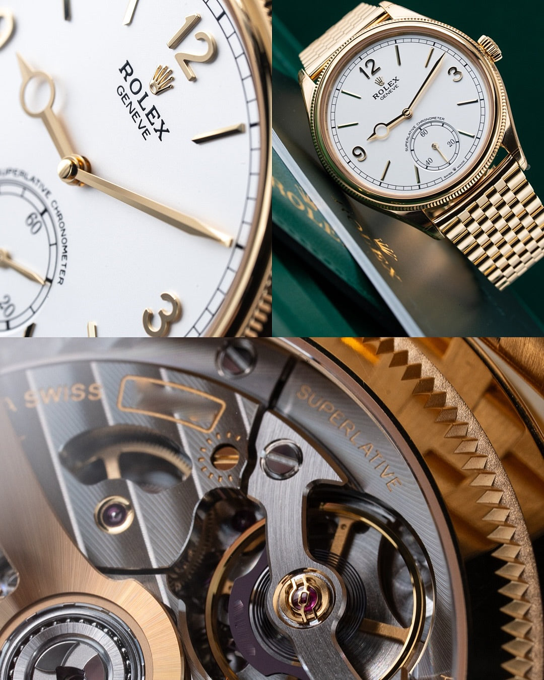 Rolex Perpetual 1908 in 18k Yellow Gold