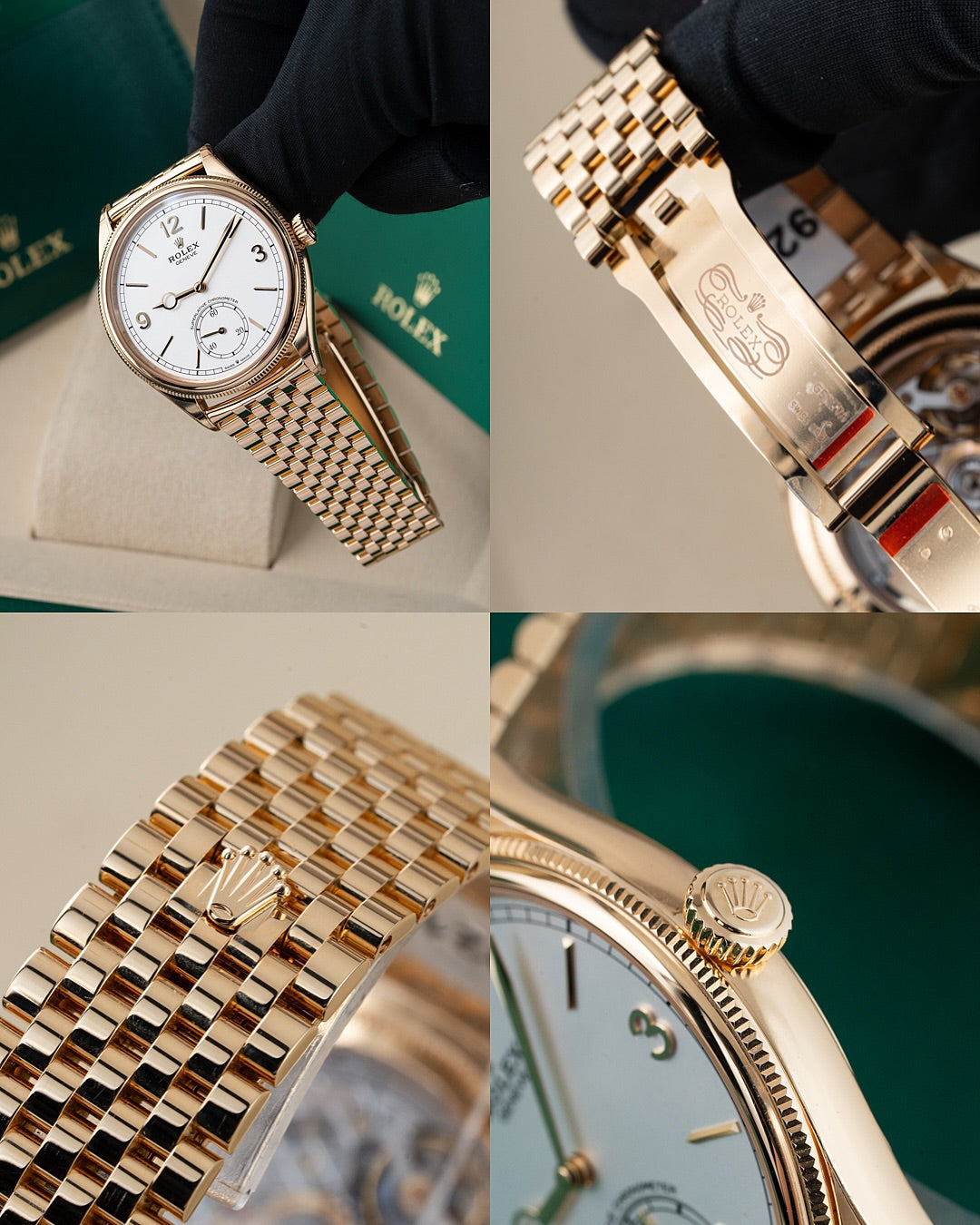 Rolex Perpetual 1908 in 18k Yellow Gold